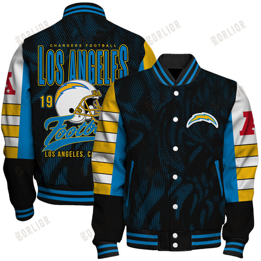 Los Angeles Chargers Football Team 2024 - 25 Wear Your Passion Unisex Varsity Jacket