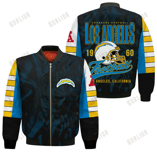 Los Angeles Chargers Football Team 2024 - 25 Wear Your Passion Bomber Jacket