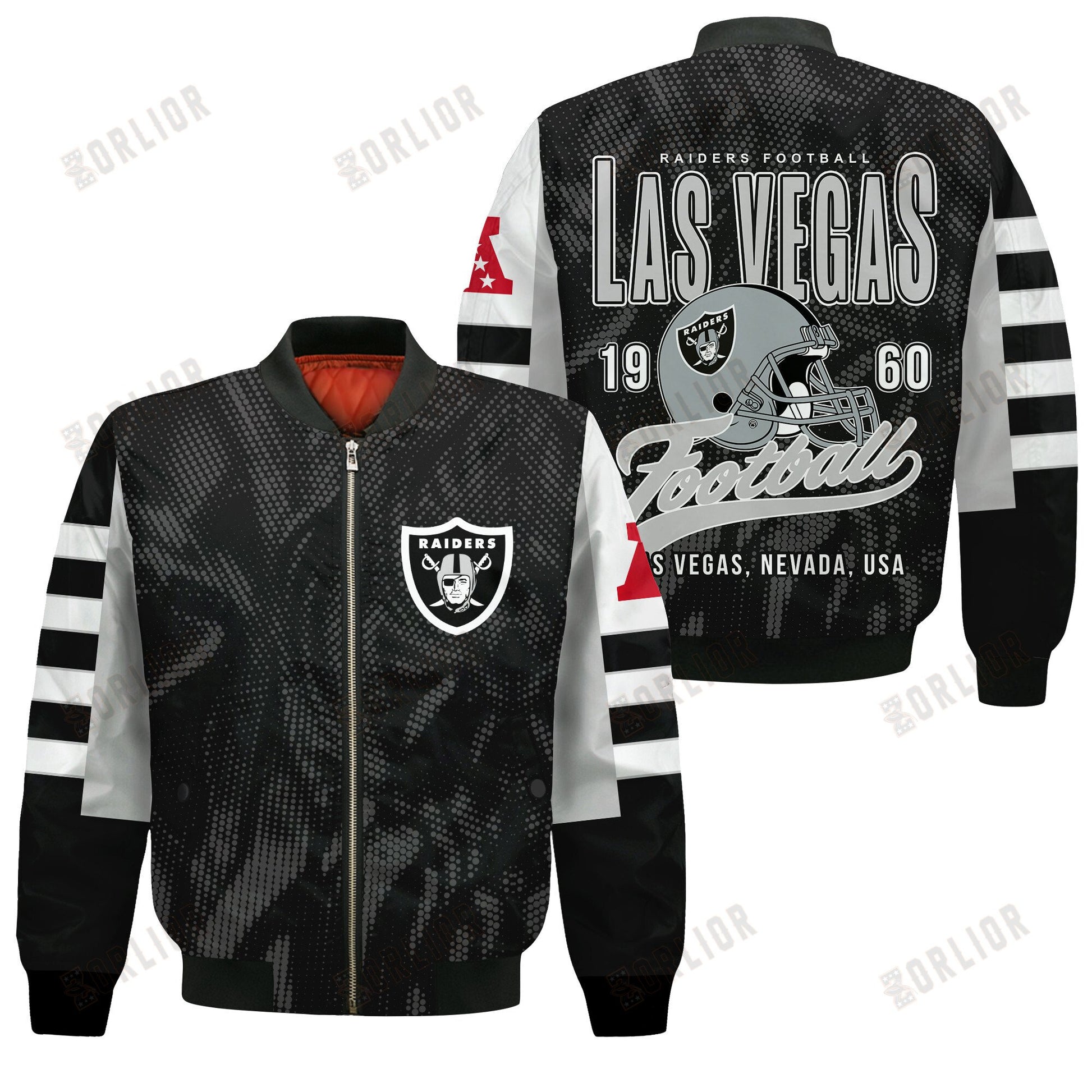 Las Vegas Raiders Football Team 2024 - 25 Wear Your Passion Bomber Jacket