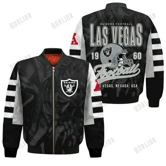 Las Vegas Raiders Football Team 2024 - 25 Wear Your Passion Bomber Jacket