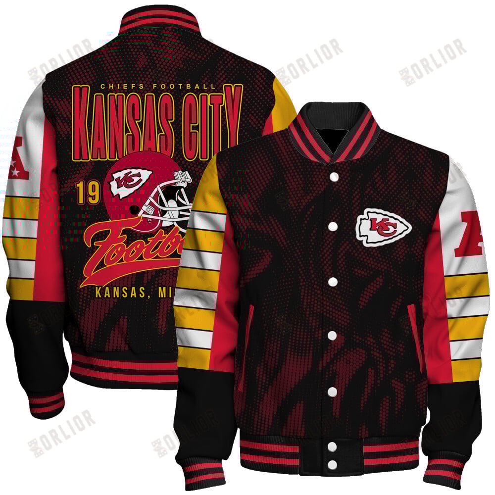 Kansas City Chiefs Football Team 2024 - 25 Wear Your Passion Unisex Varsity Jacket