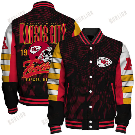 Kansas City Chiefs Football Team 2024 - 25 Wear Your Passion Unisex Varsity Jacket