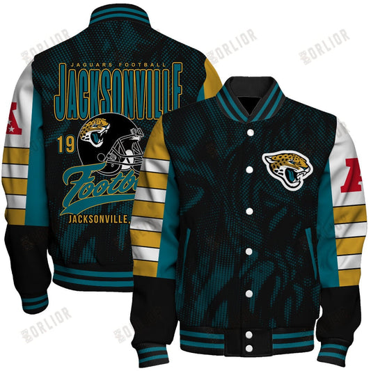 Jacksonville Jaguars Football Team 2024 - 25 Wear Your Passion Unisex Varsity Jacket