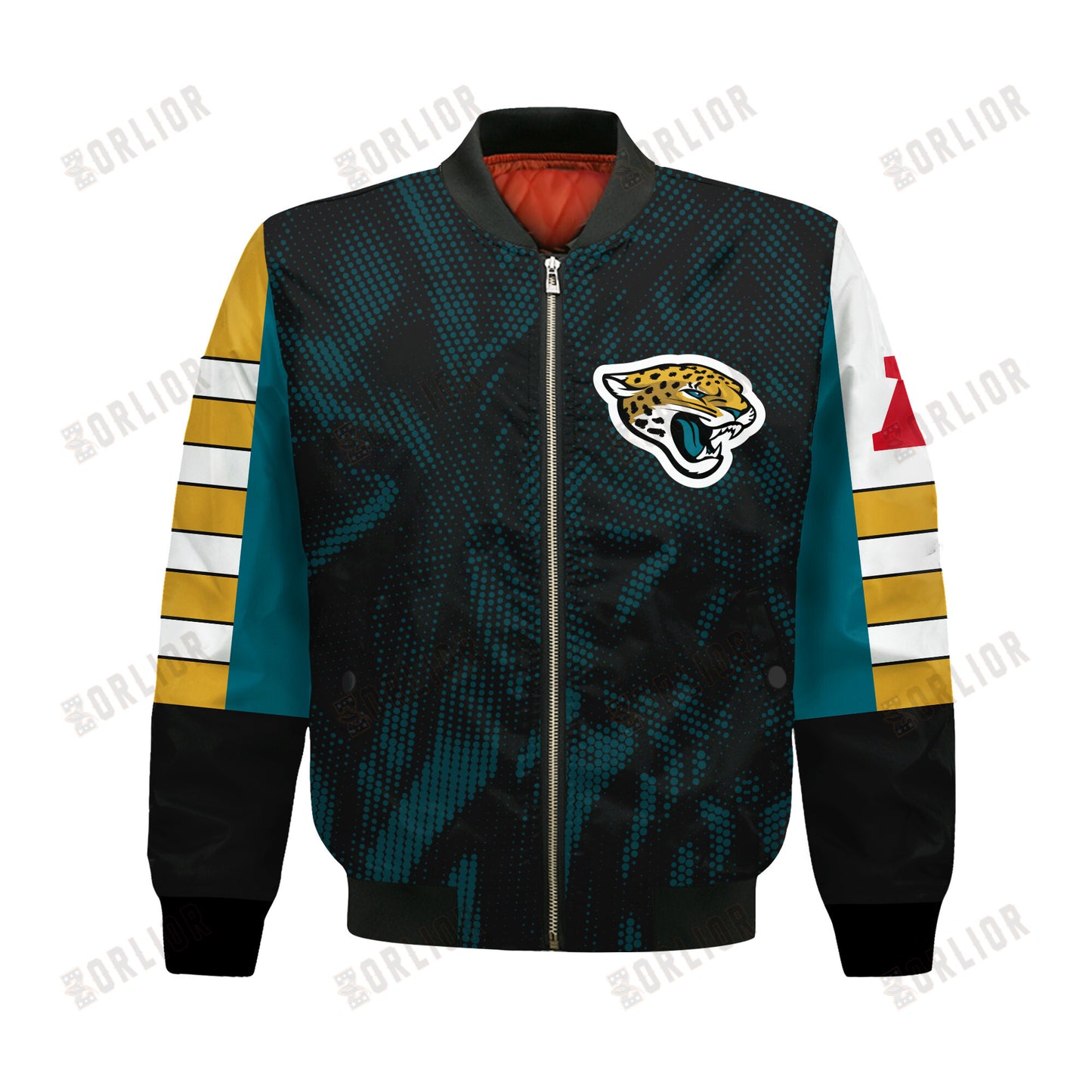 Jacksonville Jaguars Football Team 2024 - 25 Wear Your Passion Bomber Jacket