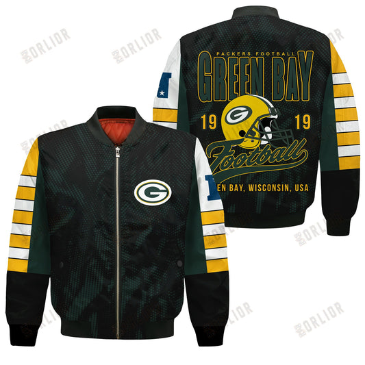 Green Bay Packers Football Team 2024 - 25 Wear Your Passion Bomber Jacket