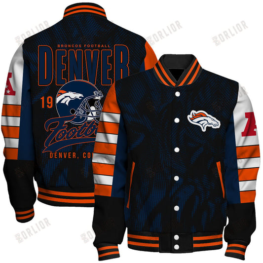 Denver Broncos Football Team 2024 - 25 Wear Your Passion Unisex Varsity Jacket