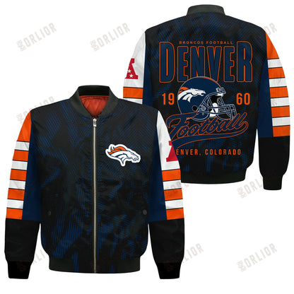 Denver Broncos Football Team 2024 - 25 Wear Your Passion Bomber Jacket