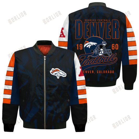 Denver Broncos Football Team 2024 - 25 Wear Your Passion Bomber Jacket