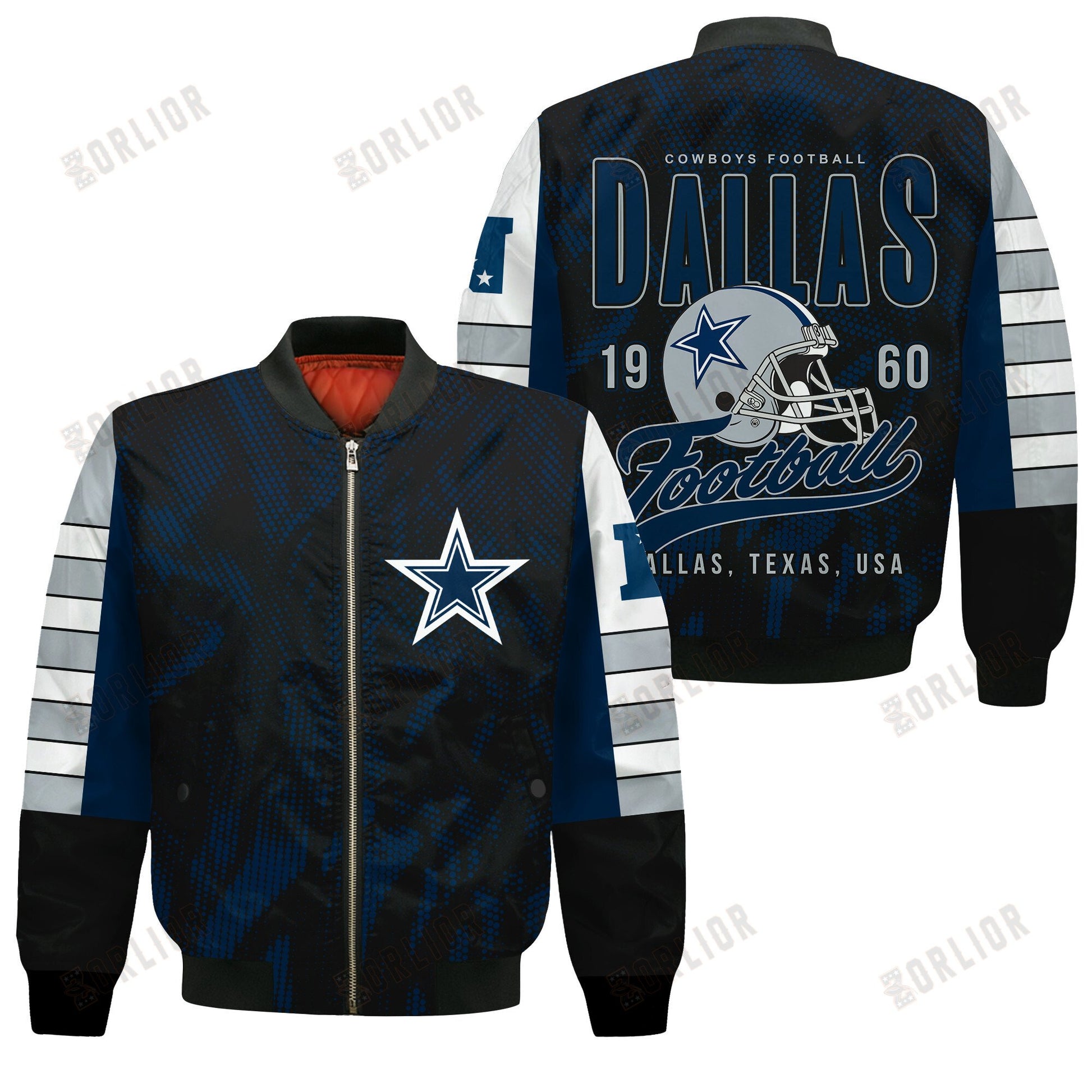 Dallas Cowboys Football Team 2024 - 25 Wear Your Passion Bomber Jacket