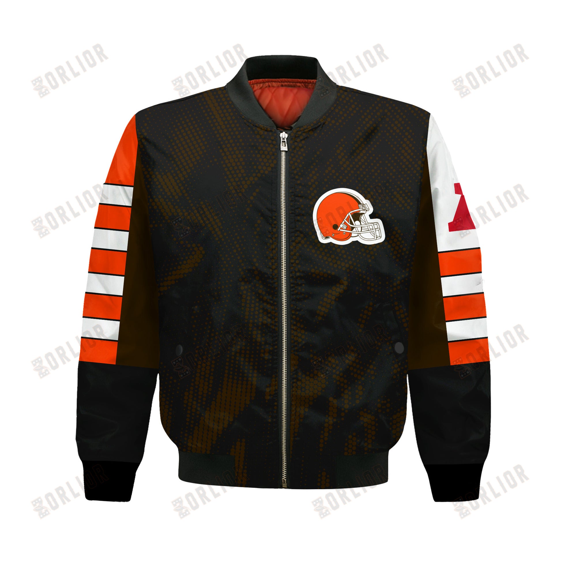Cleveland Browns Football Team 2024 - 25 Wear Your Passion Bomber Jacket