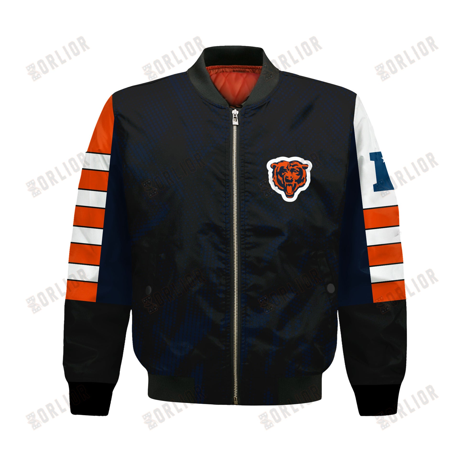 Chicago Bears Football Team 2024 - 25 Wear Your Passion Bomber Jacket