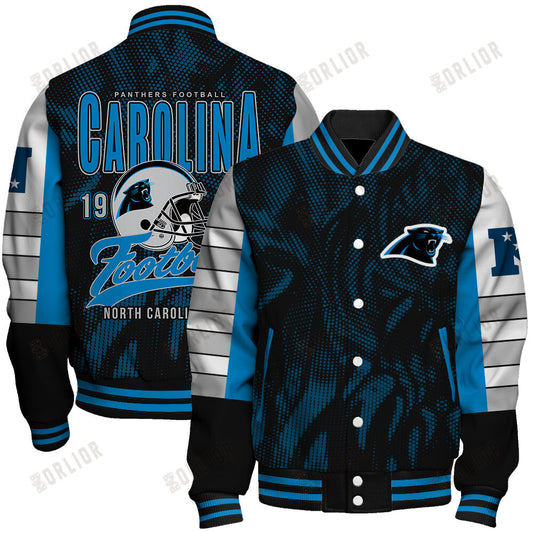 Carolina Panthers Football Team 2024 - 25 Wear Your Passion Unisex Varsity Jacket