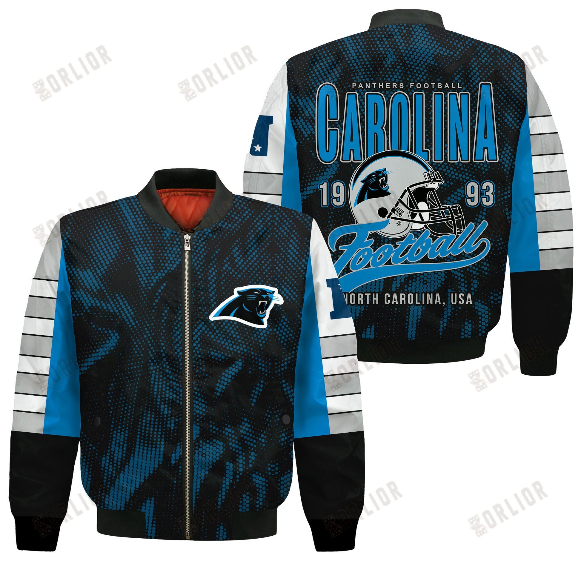 Carolina Panthers Football Team 2024 - 25 Wear Your Passion Bomber Jacket
