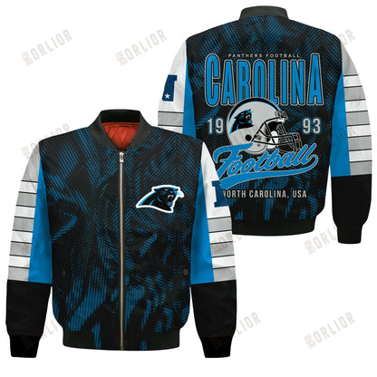 Carolina Panthers Football Team 2024 - 25 Wear Your Passion Bomber Jacket