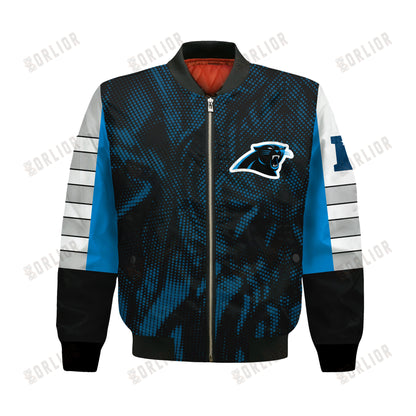 Carolina Panthers Football Team 2024 - 25 Wear Your Passion Bomber Jacket