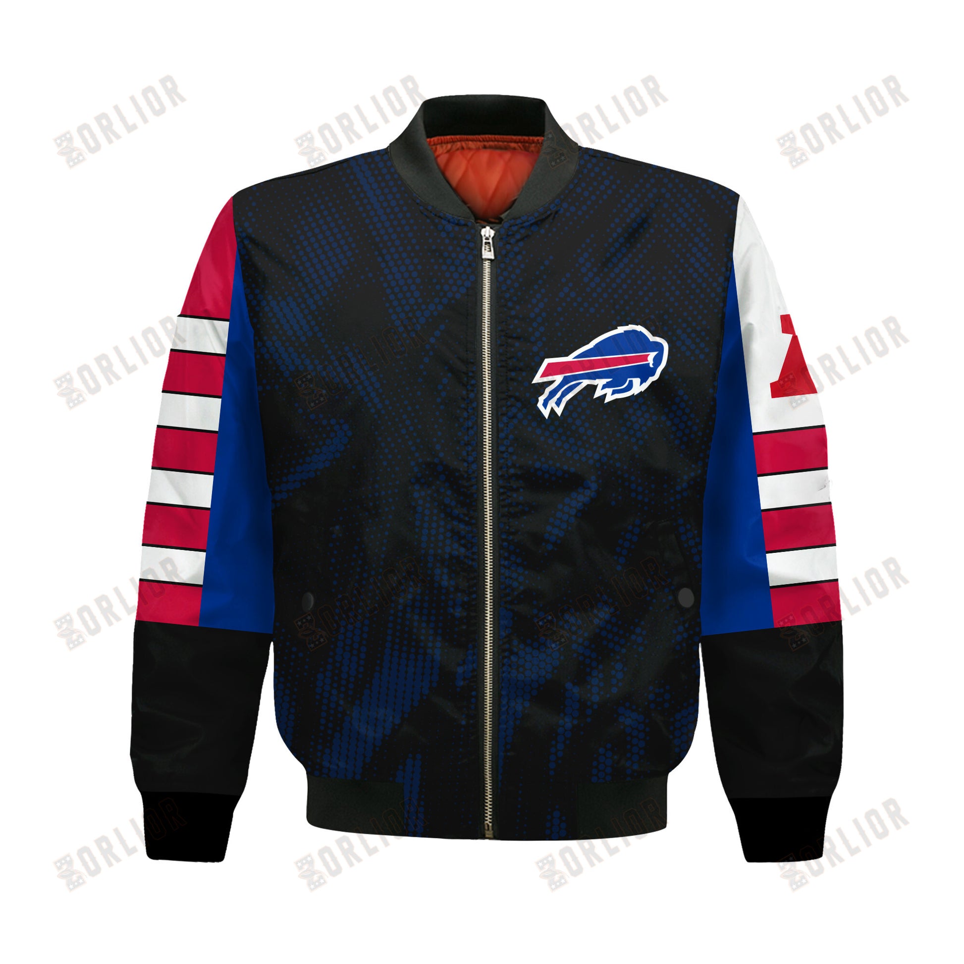Buffalo Bills Football Team 2024 - 25 Wear Your Passion Bomber Jacket