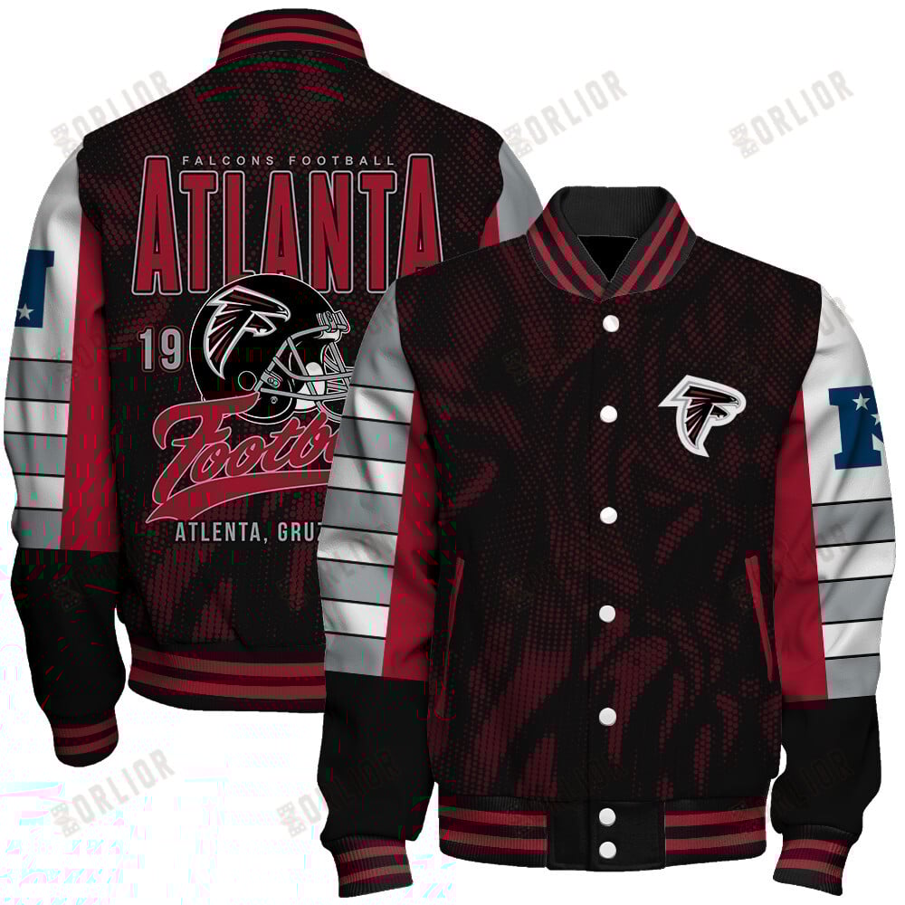 Atlanta Falcons Football Team 2024 - 25 Wear Your Passion Unisex Varsity Jacket