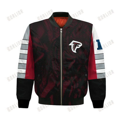 Atlanta Falcons Football Team 2024 - 25 Wear Your Passion Bomber Jacket