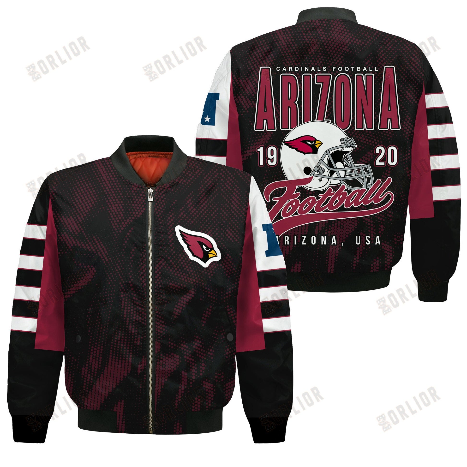 Arizona Cardinals Football Team 2024 - 25 Wear Your Passion Bomber Jacket