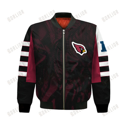 Arizona Cardinals Football Team 2024 - 25 Wear Your Passion Bomber Jacket