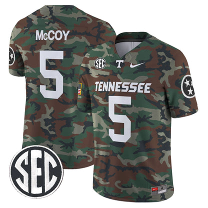 Tennessee Volunteers 2024 Military Vapor Limited Jersey V2 - All Stitched