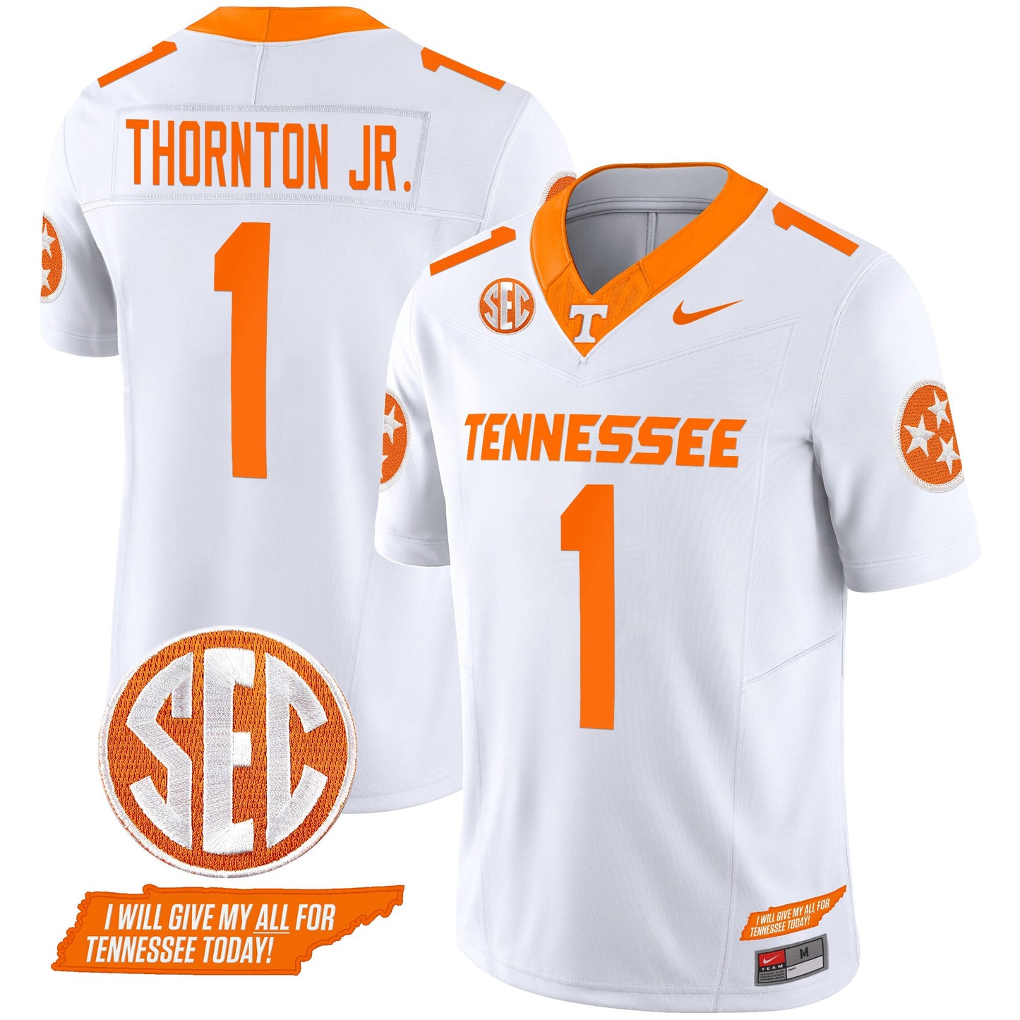 Tennessee Volunteers 2024 Vapor Limited Jersey V3 - All Stitched