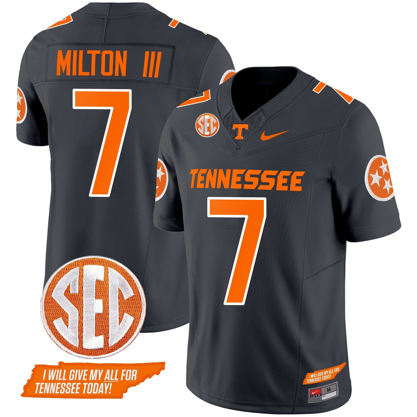 Tennessee Volunteers 2024 Vapor Limited Jersey V3 - All Stitched