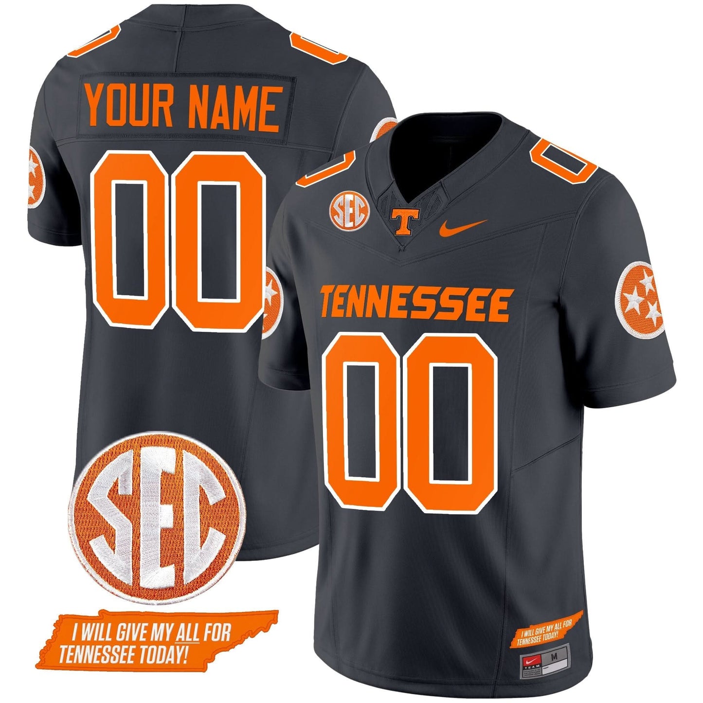 Tennessee Volunteers 2024 Vapor Limited Custom Jersey V3 - All Stitched