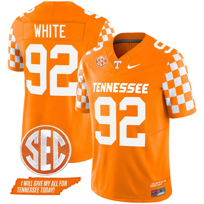 Tennessee Volunteers 2024 Checkerboard Vapor Limited Jersey V2 - All Stitched