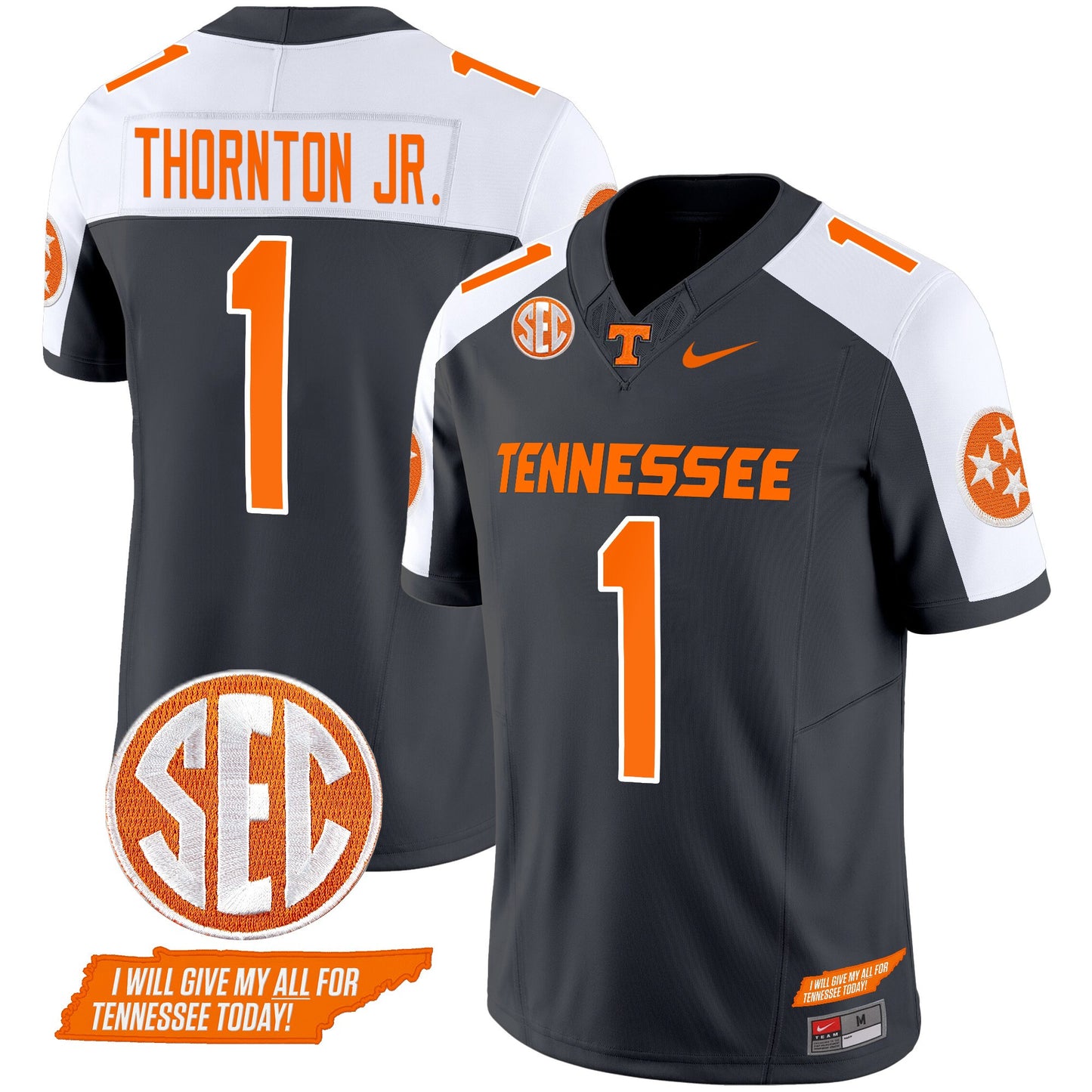 Tennessee Volunteers 2024 Checkerboard Vapor Limited Jersey V2 - All Stitched