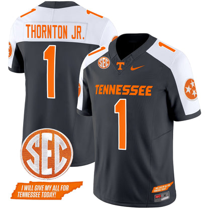 Tennessee Volunteers 2024 Checkerboard Vapor Limited Jersey V2 - All Stitched