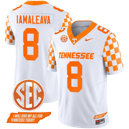 Tennessee Volunteers 2024 Checkerboard Vapor Limited Jersey V2 - All Stitched