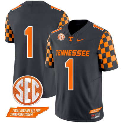 Tennessee Volunteers 2024 Checkerboard Vapor Limited Jersey V2 - All Stitched