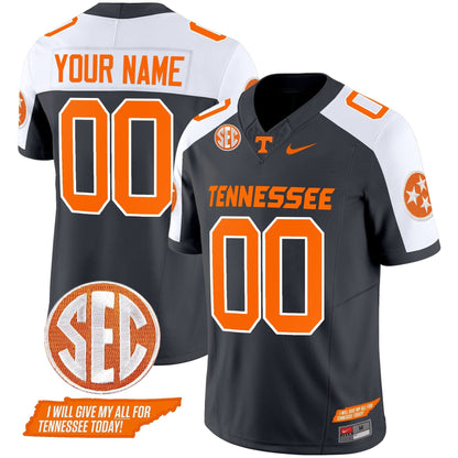 Tennessee Volunteers 2024 Checkerboard Vapor Limited Custom Jersey V2 - All Stitched