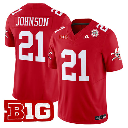 Nebraska Cornhuskers 2024 Vapor Limited Jersey V2 - All Stitched