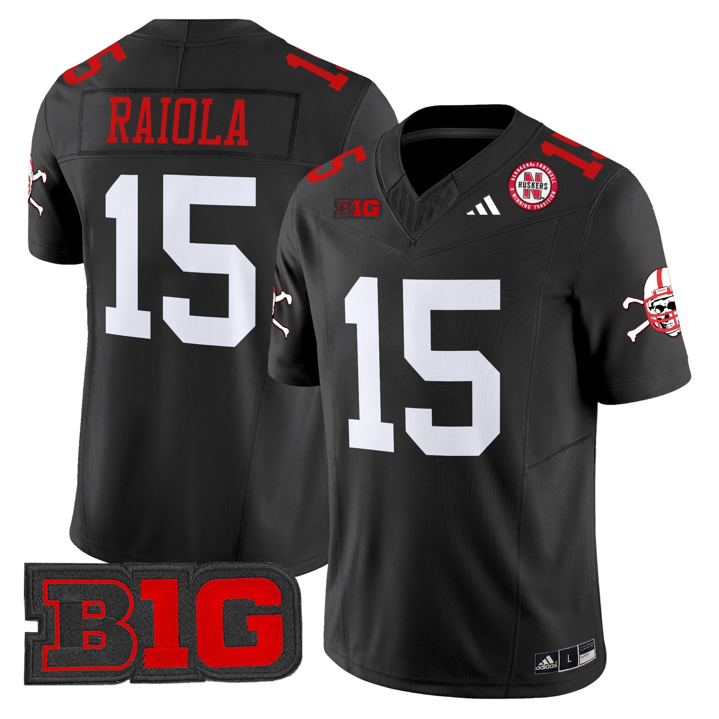 Nebraska Cornhuskers 2024 Vapor Limited Jersey V2 - All Stitched