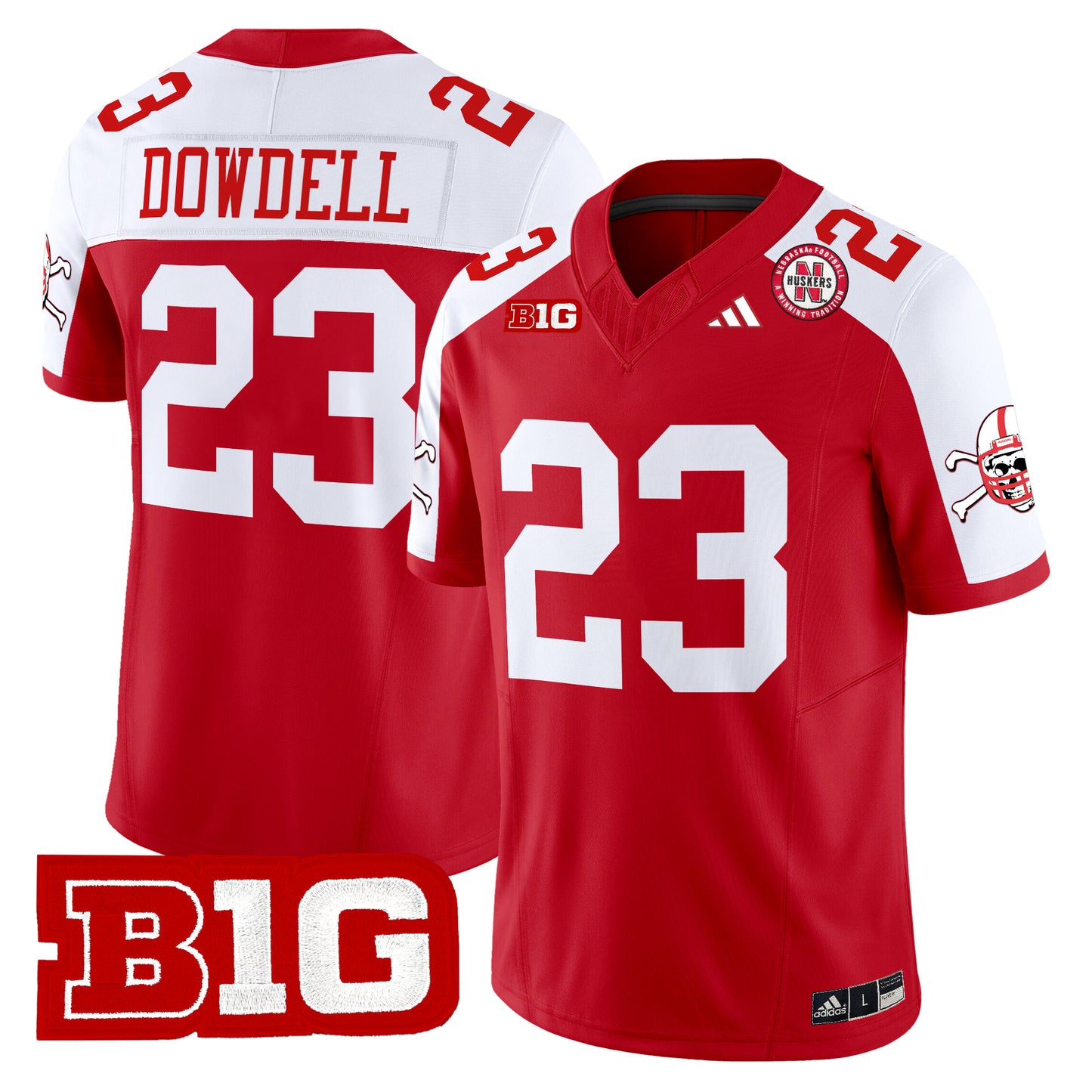 Nebraska Cornhuskers 2024 Vapor Limited Jersey V2 - All Stitched