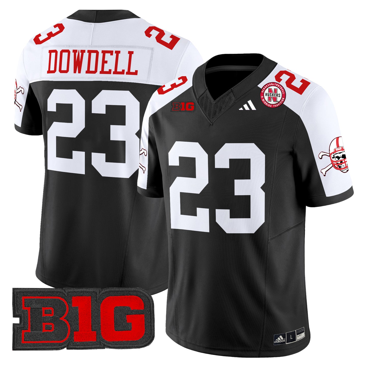 Nebraska Cornhuskers 2024 Vapor Limited Jersey V2 - All Stitched