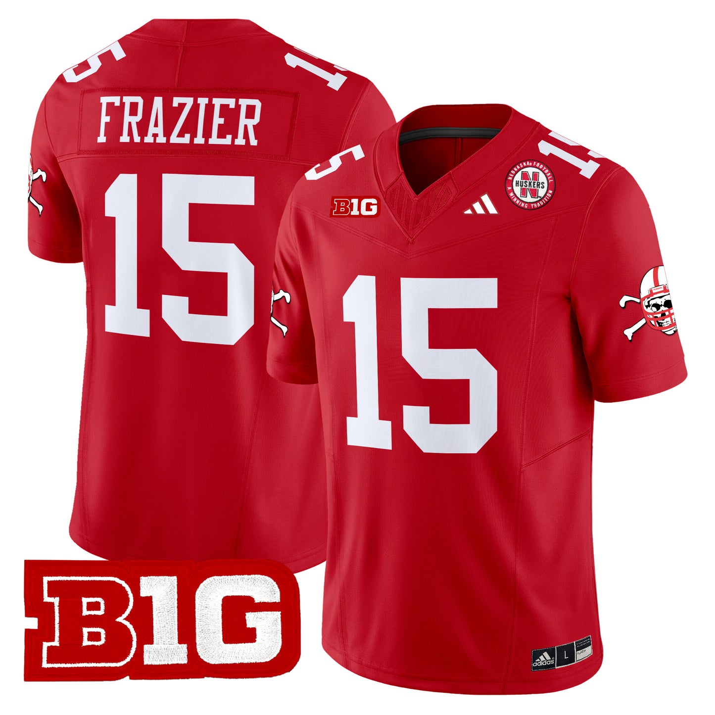 Nebraska Cornhuskers 2024 Vapor Limited Jersey V2 - All Stitched