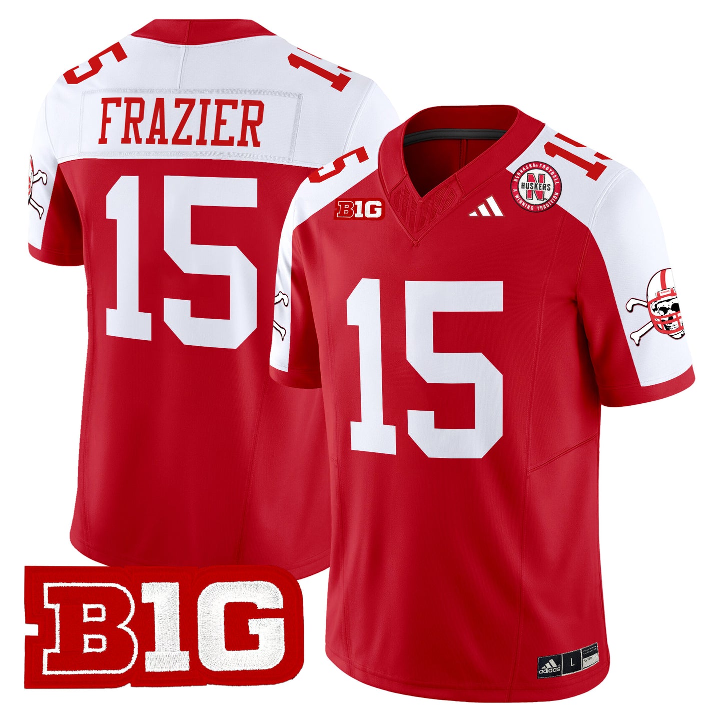 Nebraska Cornhuskers 2024 Vapor Limited Jersey V2 - All Stitched