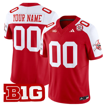 Nebraska Cornhuskers 2024 Vapor Limited Custom Jersey V2 - All Stitched