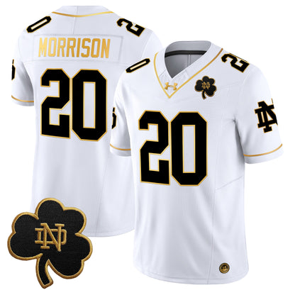 Notre Dame Fighting Irish 2024 Gold Vapor Limited Jersey - All Stitched