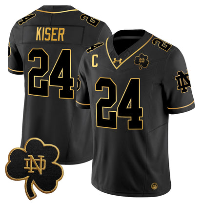 Notre Dame Fighting Irish 2024 Gold Vapor Limited Jersey - All Stitched