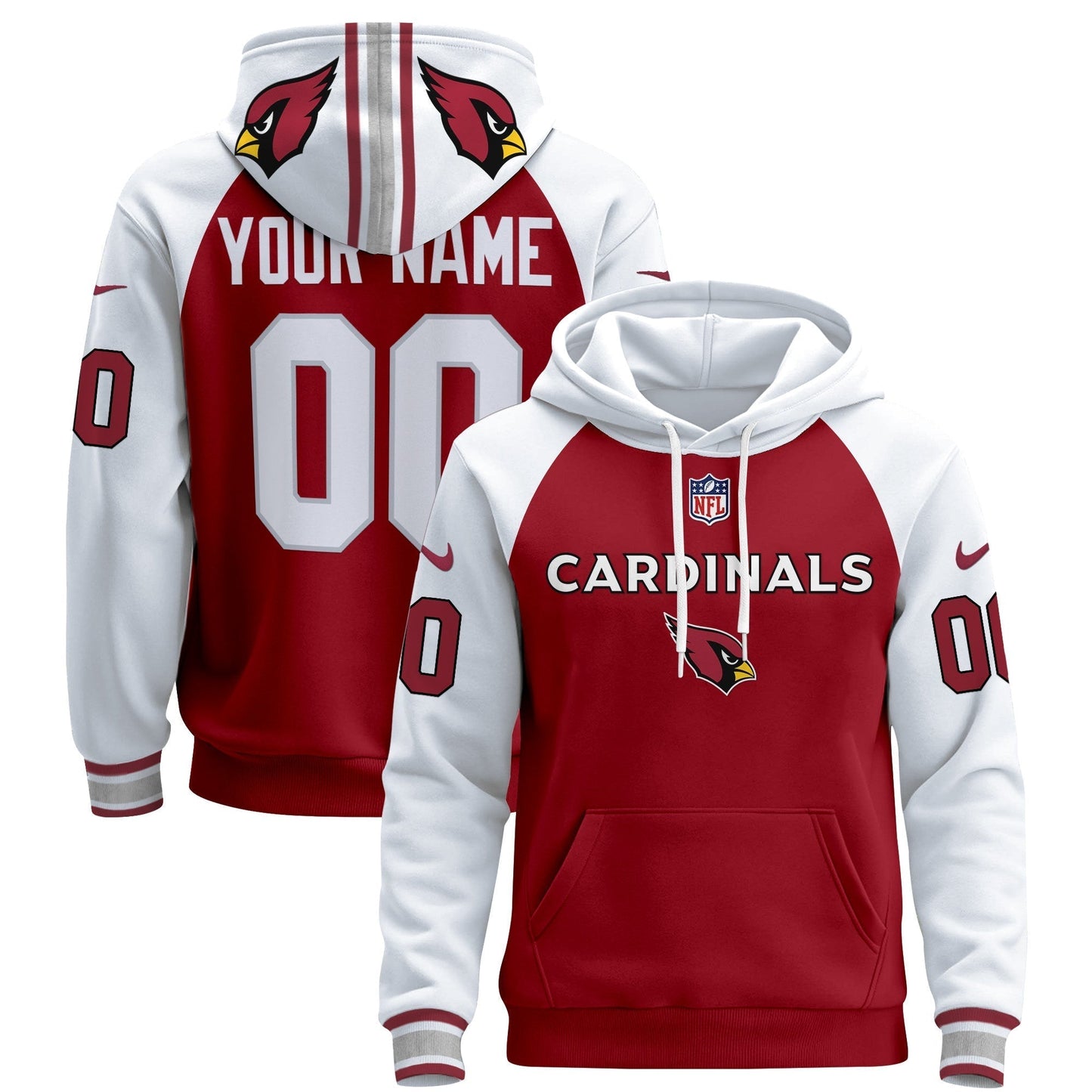 Arizona Cardinals 2024 Custom Pullover Hoodie V3