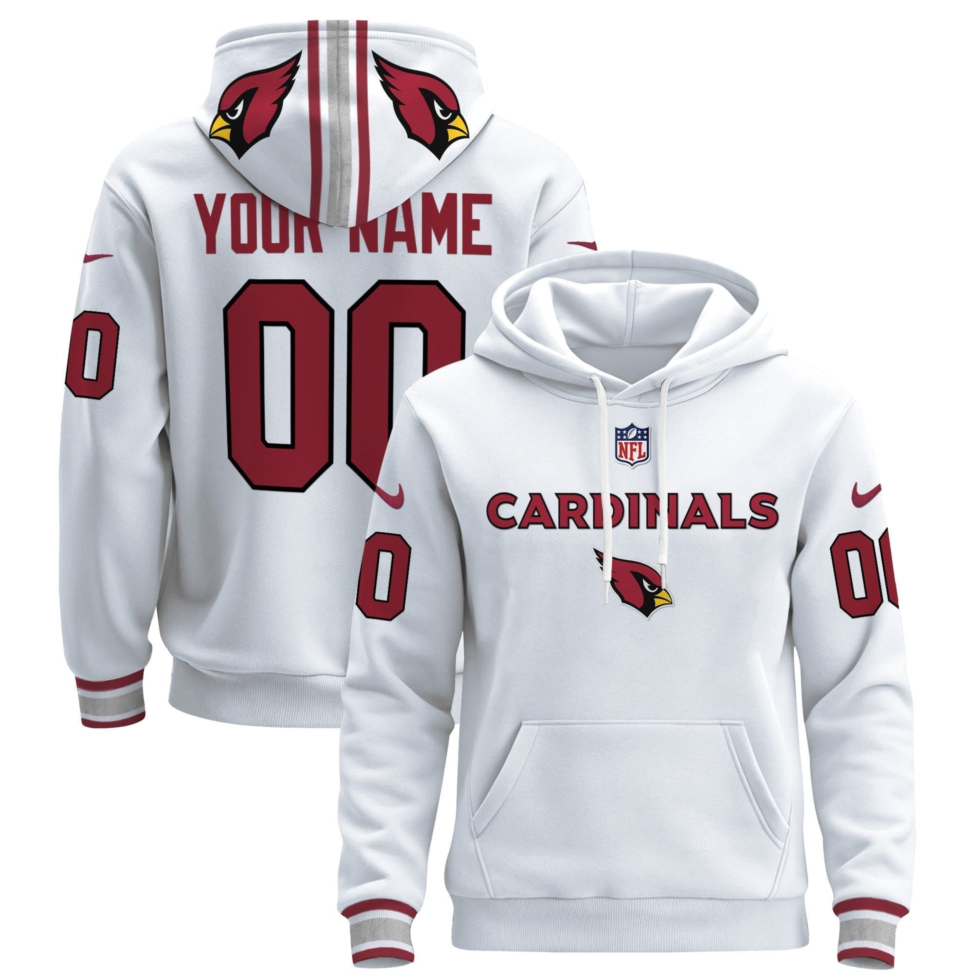 Arizona Cardinals 2024 Custom Pullover Hoodie V3
