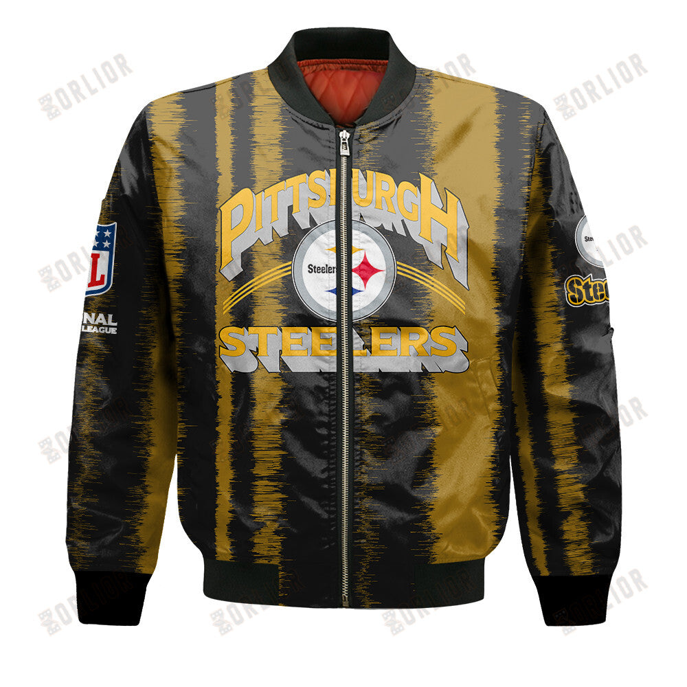 Pittsburgh Steelers Football Team 2024 - 25 Independent, Individual Bomber Jacket