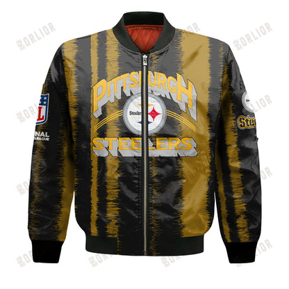 Pittsburgh Steelers Football Team 2024 - 25 Independent, Individual Bomber Jacket