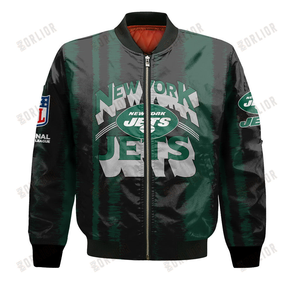 New York Jets Football Team 2024 - 25 Independent, Individual Bomber Jacket