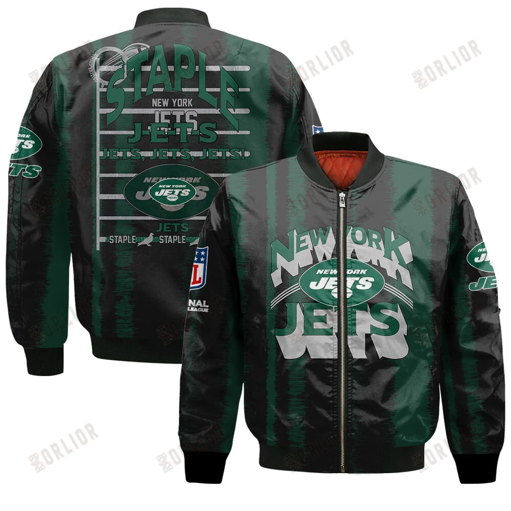 New York Jets Football Team 2024 - 25 Independent, Individual Bomber Jacket