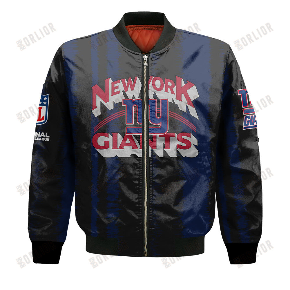 New York Giants Football Team 2024 - 25 Independent, Individual Bomber Jacket